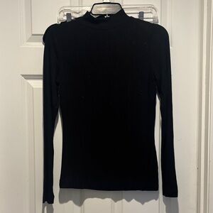 Truth Ribbed Mock Neck Long Sleeve